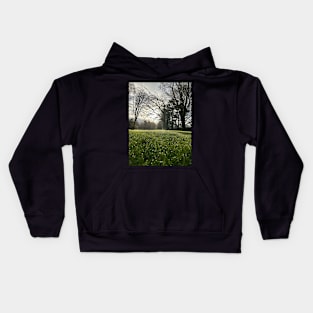 Spring morning in goathland Kids Hoodie